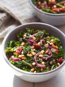 Sauteed Kale with Garlic and Pine Nuts