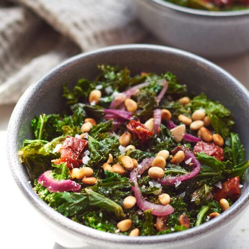 Sauteed Kale with Garlic and Pine Nuts