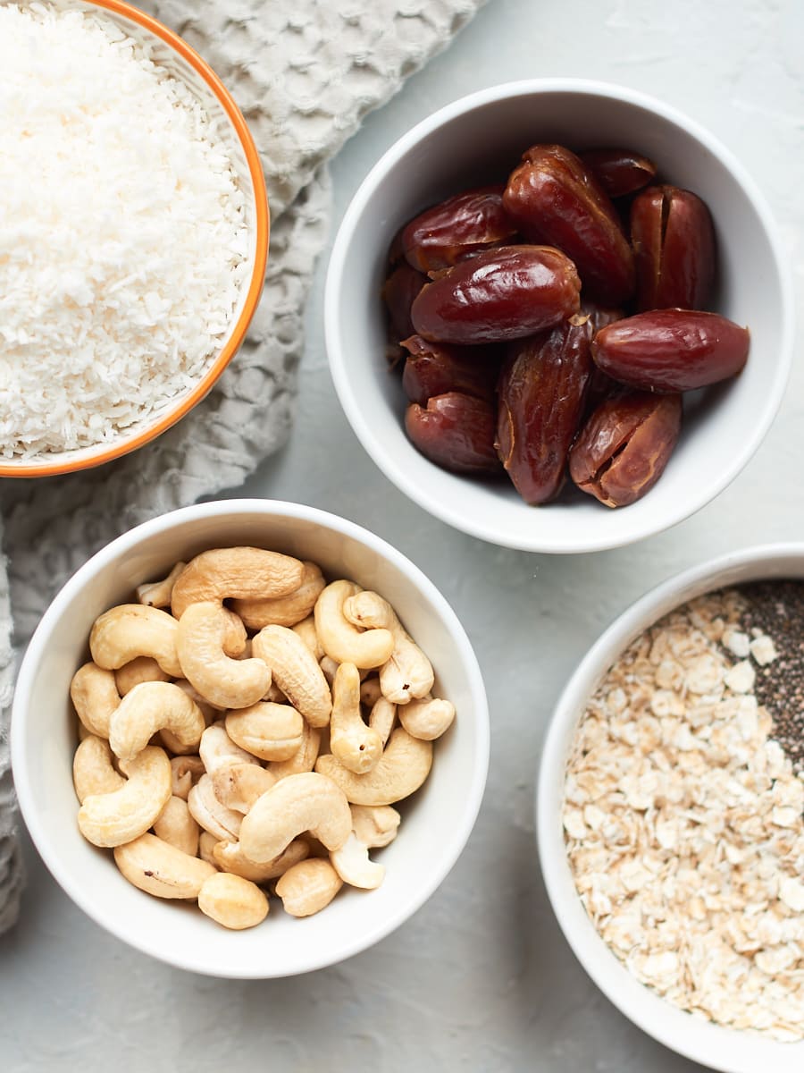 Ingredients for snack bars