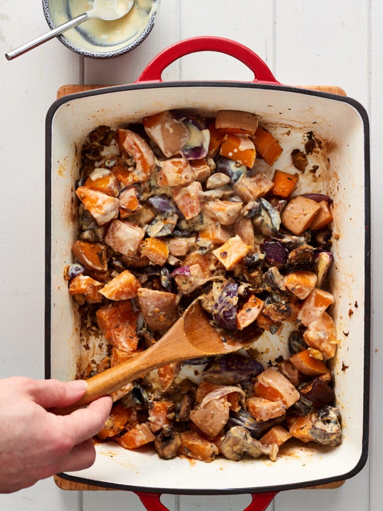 Butternut Squash Traybake Delicious Recipes from Forkful of Plants