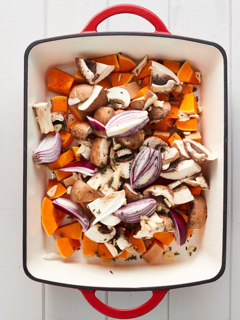 Butternut Squash Traybake Delicious Recipes from Forkful of Plants