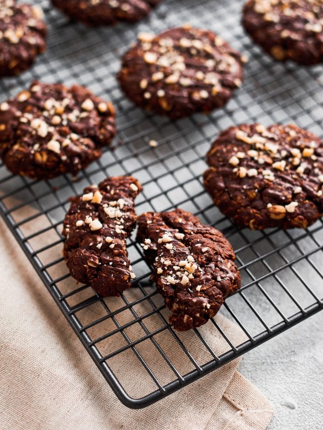 Vegan Chocolate Oatmeal Cookies Forkful of Plants