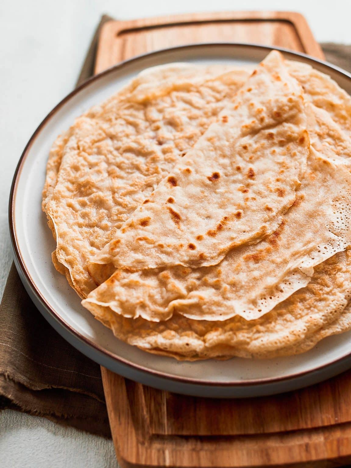 Dairy Free Coconut Milk Crepes Forkful of Plants