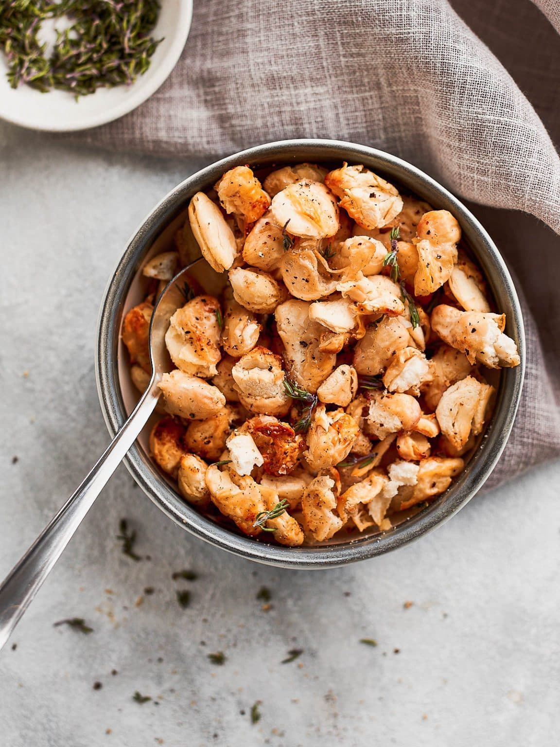 Crispy Roasted Butter Beans - Forkful of Plants