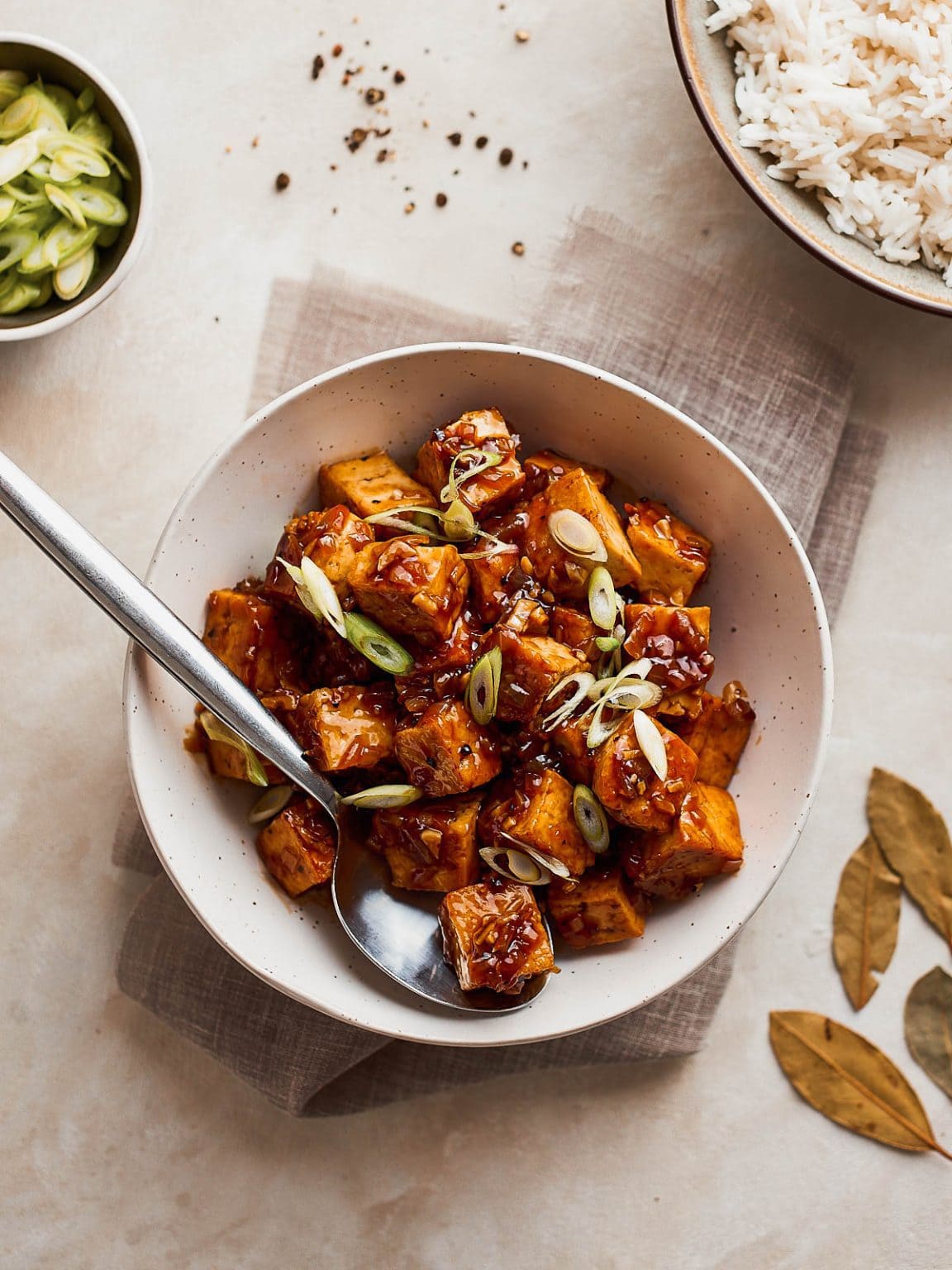 Vegan Tofu Adobo Forkful of Plants