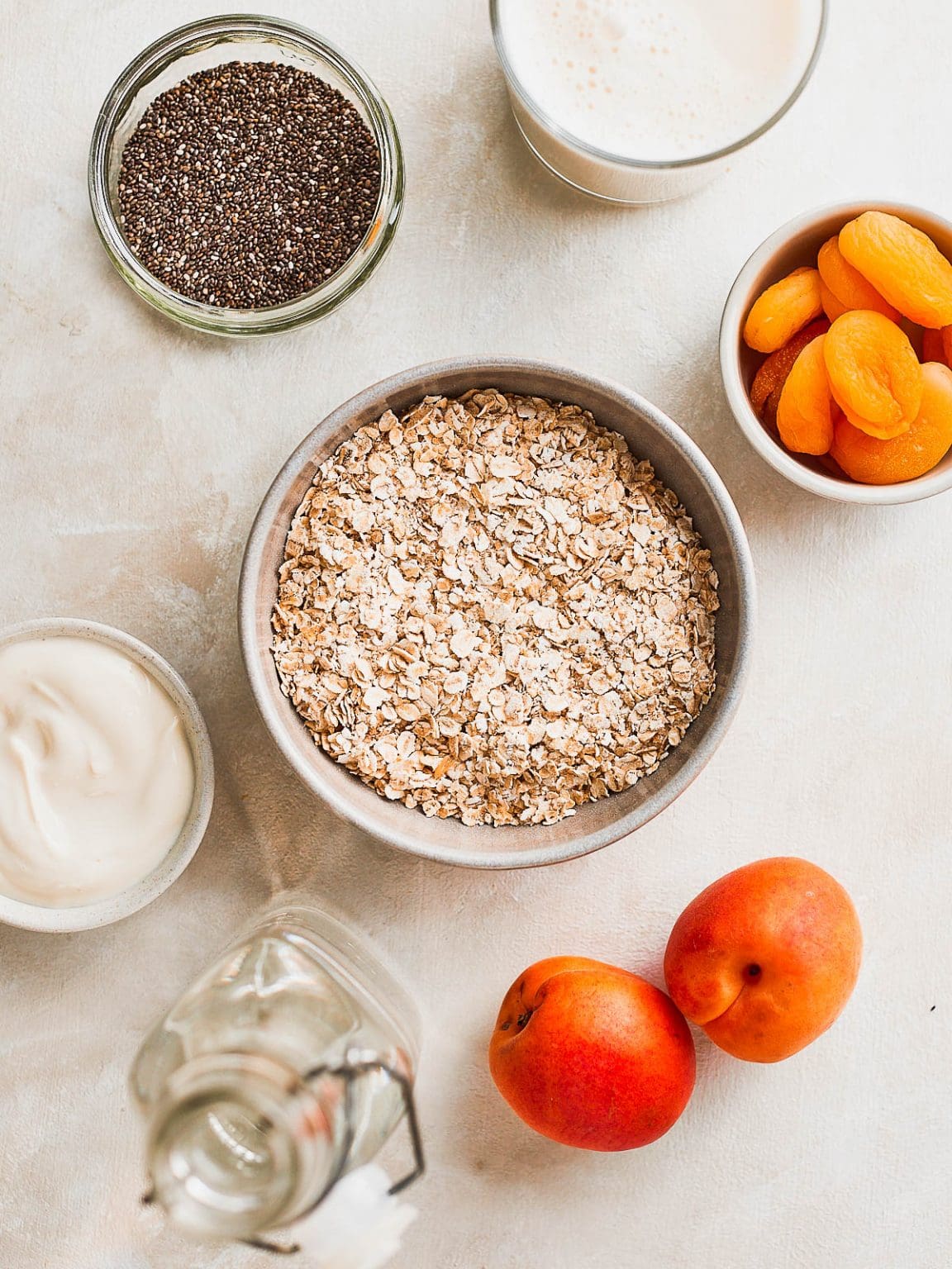 Chia Seed Porridge with Apricots - Forkful of Plants